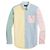 Ralph Lauren Langarm-Oxford-Hemd im Farbblockdesign