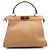 Fendi Borsa a spalla Peekaboo See Medium in pelle marrone - vista 4