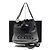 Chanel Mini borsa a spalla in metallo argento e borsa a tracolla