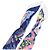 Hermès Foulard in seta Twilly Bonbon Rosa Blu Splash Park - vista 4