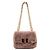 Tom Ford BORSO A SPALLA MINI IN PELLE MORBIDA ROSA CON CATENA D'ORO