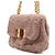 Tom Ford BORSO A SPALLA MINI IN PELLE MORBIDA ROSA CON CATENA D'ORO - vista 2