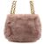 Tom Ford BORSO A SPALLA MINI IN PELLE MORBIDA ROSA CON CATENA D'ORO - vista 4