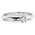 Boucheron Platinring mit facettiertem Solitär-Diamant Silber - Ansicht 3