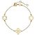Tory Burch Pulseira Trevo Pulseira Cadeia Kira