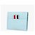 Thom Browne Wallet Pebble Grain Triple Tab Card Holder Blue - view 5
