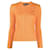 Ralph Lauren Bestickter Kabelstrickpullover Orange  - Ansicht 1