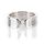 Cartier Doppelte Ring Größe aus Weißgold - Ansicht 4
