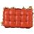 Cassette Bottega Veneta Bolsa de ombro com corrente acolchoada Vermelho