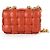 Cassette Bottega Veneta Bolsa de ombro com corrente acolchoada Vermelho - vista 3