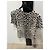 Blusa in seta leopardata Dolce & Gabbana Nero e Eggshell Bianco sporco - vista 8