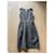 Dolce & Gabbana Grey Wool and Silk Dress Cream Light brown  - view 3