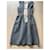 Dolce & Gabbana Grey Wool and Silk Dress Cream Light brown  - view 8