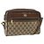Borsa Sherry Line GG Supreme Web di GUCCI in PVC beige e oro 56 02 088 Auth BSZ220 D'oro