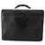 Bolso de negocios de cuero negro y dorado VERSACE Auth bs33703 - vista 2
