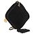 Borsa a Spalla CHANEL Choco Bar in Pelle Scamosciata Nera con Catena Dorata CC Auth LNZ606A Nero D'oro