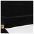 Borsa a Spalla CHANEL Choco Bar in Pelle Scamosciata Nera con Catena Dorata CC Auth LNZ606A Nero D'oro - vista 14