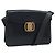 Borsa a Spalla Vala in Pelle Nera e Oro Salvatore Ferragamo Auth BA11344 Nero D'oro
