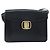 Borsa a Spalla Vala in Pelle Nera e Oro Salvatore Ferragamo Auth BA11344 Nero D'oro - vista 13
