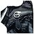 Borsa a mano PRADA in nylon nero argento BR2120 Auth am11021V - vista 24