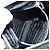 Borsa a mano PRADA in nylon nero argento BR2120 Auth am11021V - vista 25