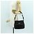 Borsa a mano PRADA in nylon nero argento BR2120 Auth am11021V - vista 26