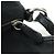 Borsa a mano PRADA in nylon nero argento BR2120 Auth am11021V - vista 9
