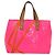 LOUIS VUITTON Borsa Reade PM Monogram Vernis Fluo Rosa Arancio M91903 Auth mr2138 Arancione - vista 2