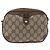 Borsa Sherry Line GG Supreme Web di GUCCI in PVC beige e oro 89 02 066i Auth BSZ370 D'oro - vista 13