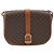 Céline Borsa a Spalla in Tela Macadam CELINE PVC Marrone Oro Auth bs33903 D'oro - vista 13
