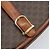Céline Borsa a Spalla in Tela Macadam CELINE PVC Marrone Oro Auth bs33903 D'oro - vista 18