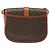 Céline Borsa a Spalla in Tela Macadam CELINE PVC Marrone Oro Auth bs33903 D'oro - vista 2
