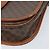 Céline Borsa a Spalla in Tela Macadam CELINE PVC Marrone Oro Auth bs33903 D'oro - vista 8