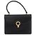 Sac à main en cuir noir et or Auth ARZ052 de GUCCI Doré - vue 13