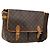 LOUIS VUITTON Monogram Gibeciere GM Schultertasche M42246 LV Auth bs34030 Monogramm