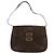 Gancini Schultertasche aus schwarzem Wildleder mit Gold Salvatore Ferragamo Auth gh1859 Golden - vista 13