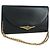 Borsa a spalla in pelle nera e oro Cartier Sapphire Line Chain Auth 173713A Nero D'oro