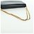 Borsa a spalla in pelle nera e oro Cartier Sapphire Line Chain Auth 173713A Nero D'oro - vista 7