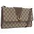 Gucci Borsa a Spalla GG Supreme PVC Beige Oro Auth ka3113 D'oro