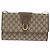 Gucci Borsa a Spalla GG Supreme PVC Beige Oro Auth ka3113 D'oro - vista 13