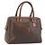 Céline Borsa a mano in tela Macadam CELINE in pelle PVC marrone oro Auth 174520 D'oro