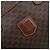 Céline Borsa a mano in tela Macadam CELINE in pelle PVC marrone oro Auth 174520 D'oro - vista 17