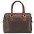 Céline Borsa a mano in tela Macadam CELINE in pelle PVC marrone oro Auth 174520 D'oro - vista 2