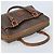 Céline Borsa a mano in tela Macadam CELINE in pelle PVC marrone oro Auth 174520 D'oro - vista 6