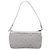 Borsa a Spalla Gancini in PVC Pelle Argento Auth 173697 di Salvatore Ferragamo - vista 2