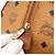 MCM Vicetos Logogram Borsa a Mano in PVC Pelle Marrone Oro Auth BSZ179 D'oro - vista 8