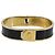 Bracciale bangle in metallo nero LOEWE Auth bs33970 - vista 2