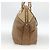 Chloé Borsa Tote Angie in pelle marrone e oro Auth 174567 D'oro - vista 3