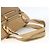 Chloé Borsa Tote Angie in pelle marrone e oro Auth 174567 D'oro - vista 7