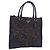 PRADA Borsa a Mano Cotone Pelle Viola Argento Auth 174534 Porpora